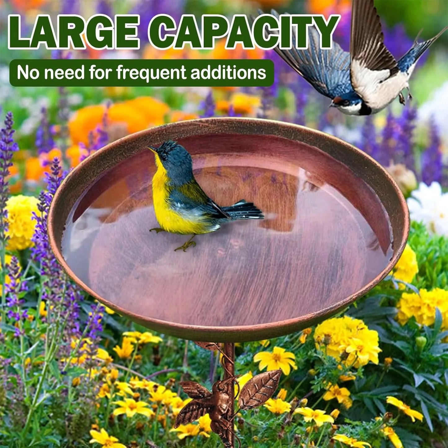 IronBloom Birdbath image 4