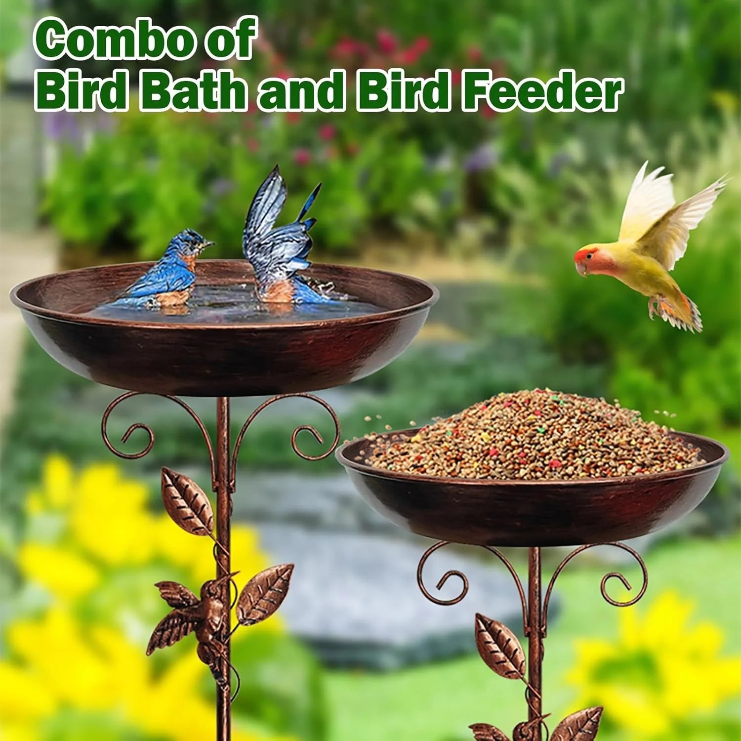 IronBloom Birdbath image 5