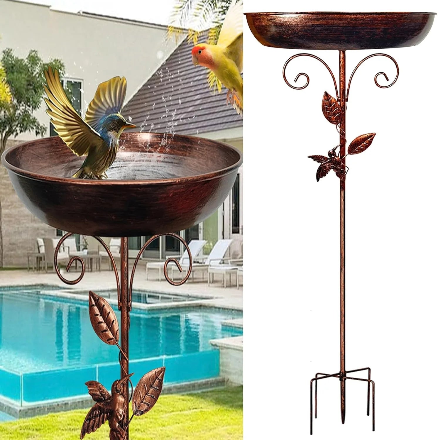 IronBloom Birdbath image 2
