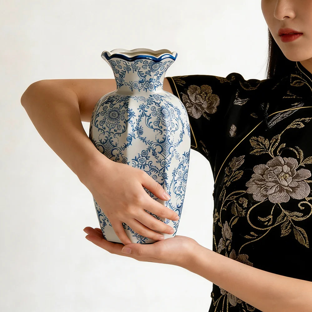 Azure Willow Vase image 3