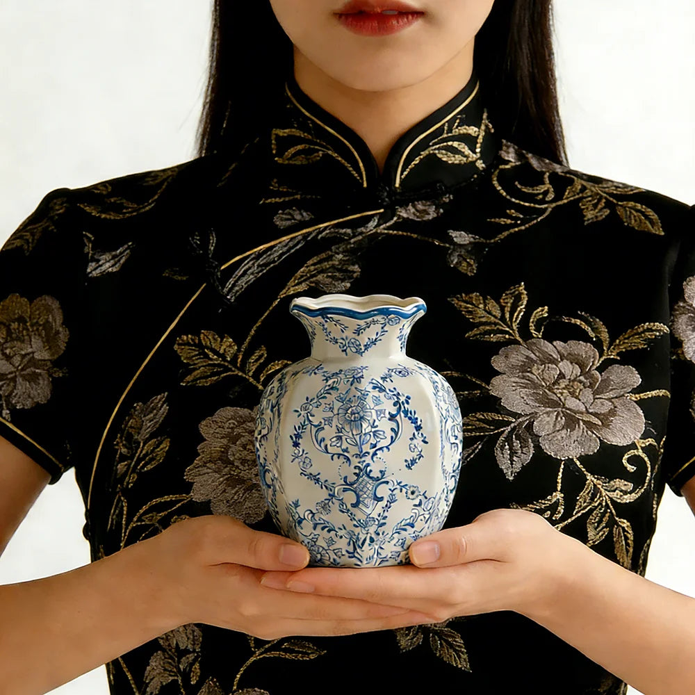 Azure Willow Vase image 4